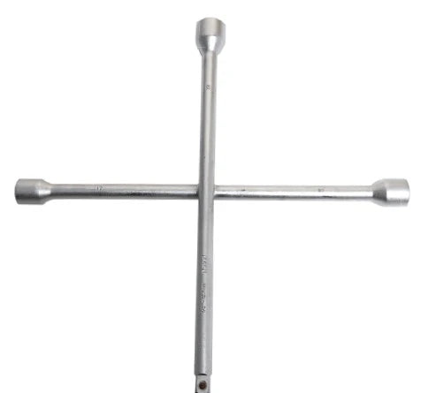 Clé en croix renforcée chrome brillante haute résistance