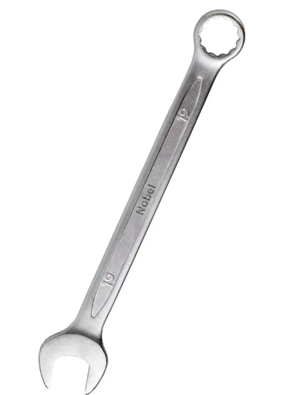 Clé mixte 15° en chrome vanadium finition brillante