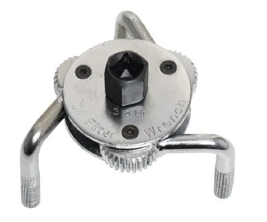 Clé filtre à huile 3 bras auto-réglables bidirectionnelle